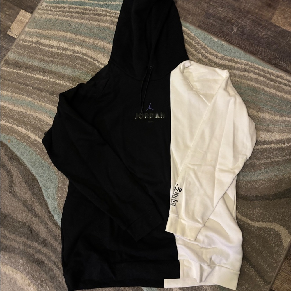 Jordan Black and White Men's Sweater